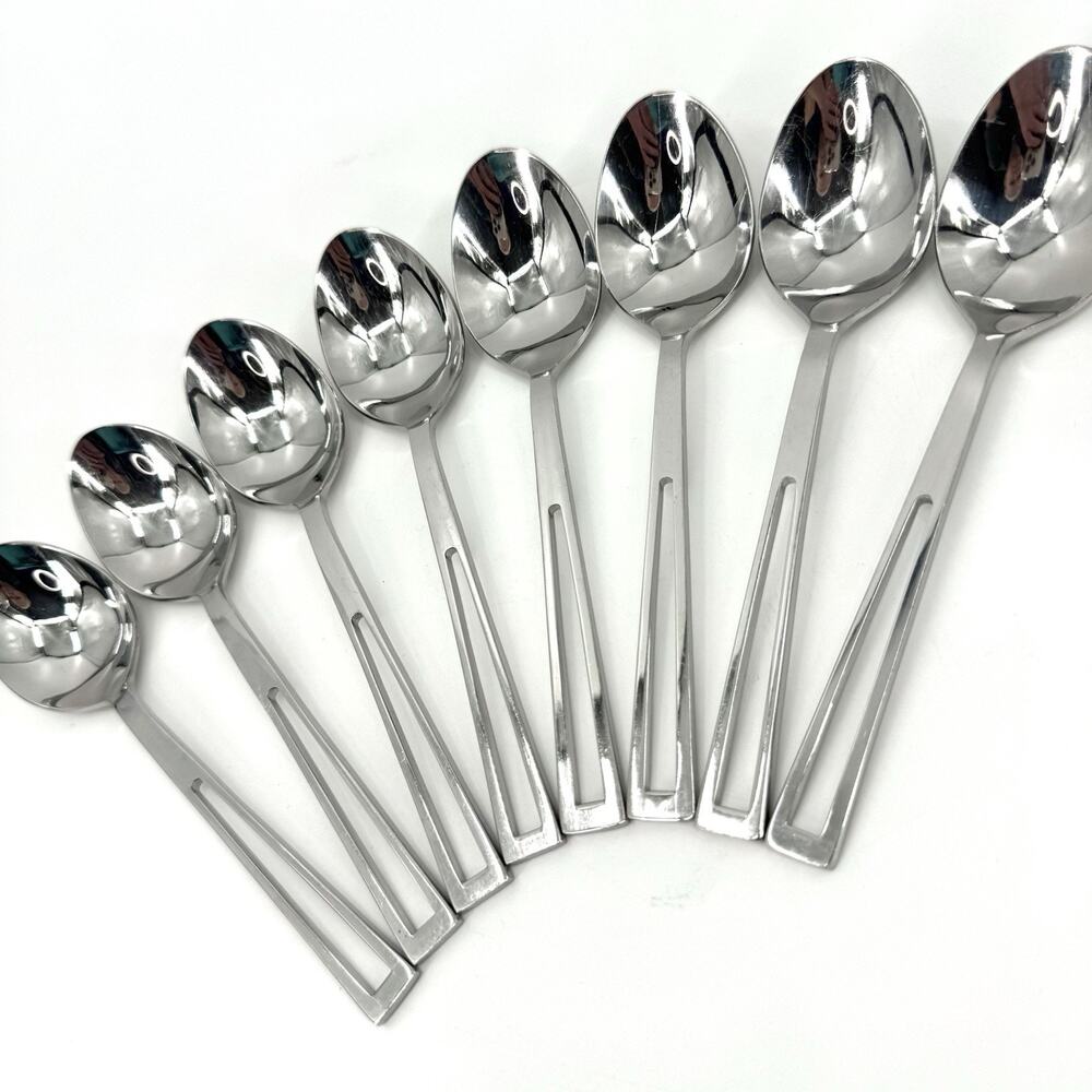 Supreme Cutlery Aperto Stainless Steel Tablespoons Set Of 8 Japan 7 1/8 inch